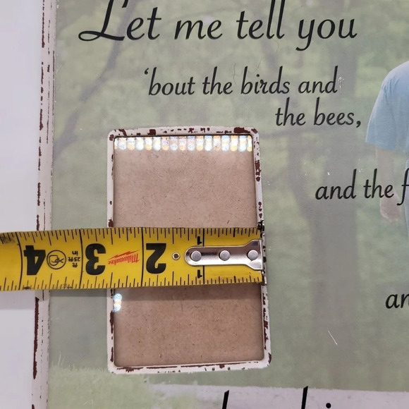 Wooden Dad Son Picture Frame Let Me Tell You ... Love Herman Christhomas 10"x12" - Picture 2 of 10